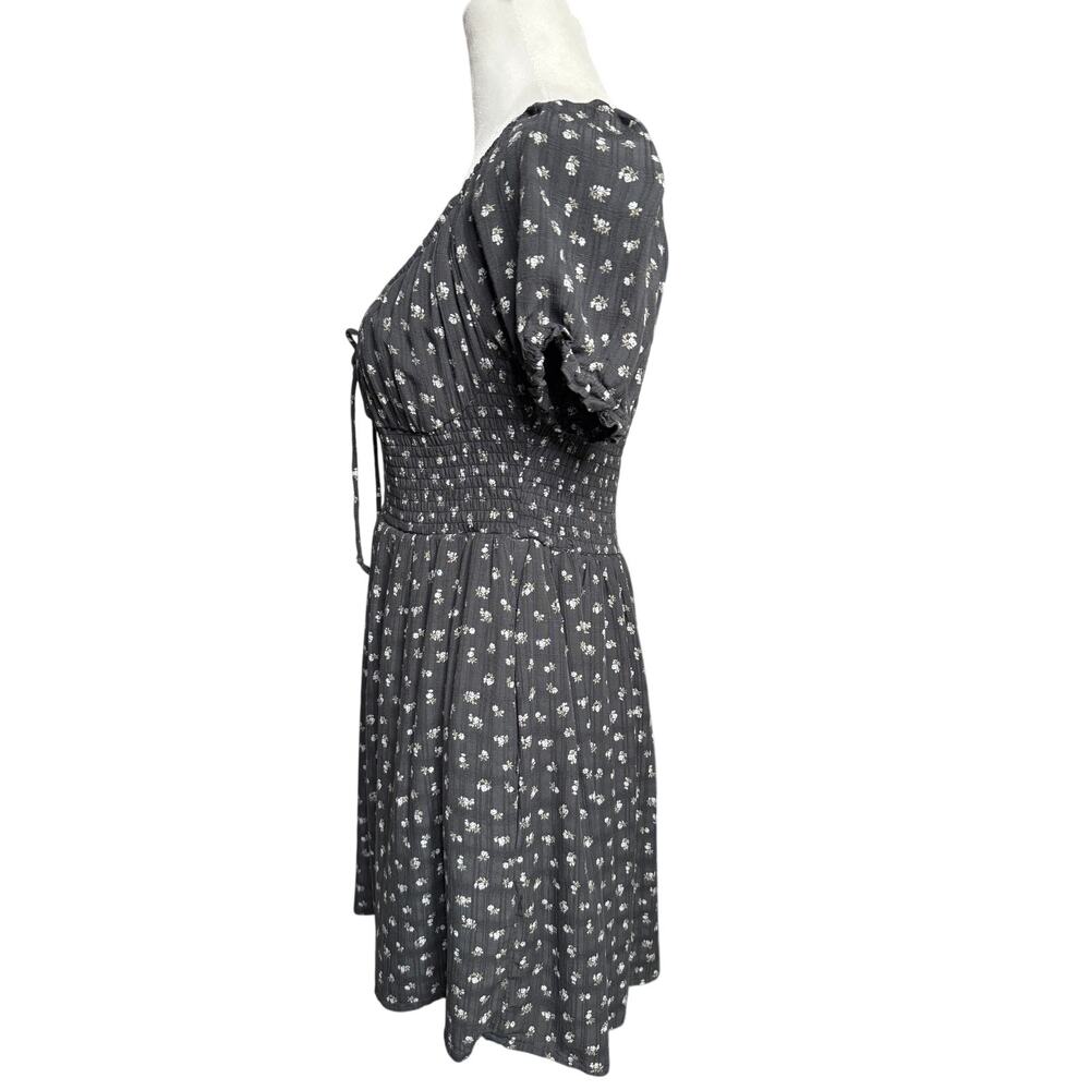 American Eagle Floral Smocked Babydoll Dress Medium Cottagecore - Picture 5 of 12